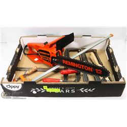 FLAT OF CLAMPS IN VARIOUS SIZES.