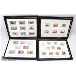 USA FRAMED STAMP BICOLORED ESSAYS OF 1893-1901