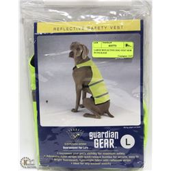 LARGE REFLECTIVE DOG VEST NEW IN PACKAGE