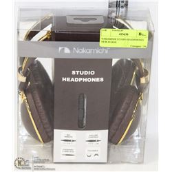 NAKAMISHI STUDIO HEADPHONES NEW IN BOX
