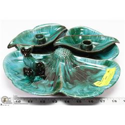 BLUE MOUNTAIN POTTERY SERVEWARE SET WITH KITTY