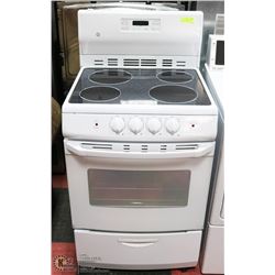 GE 4 BURNER APARTMENT SIZE WHITE STOVE
