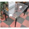 Image 1 : GLASS TOP METAL TABLE