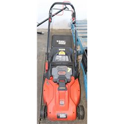 B&D 36 VOLT CORDLESS LAWN MOWER UNTESTED AS IS