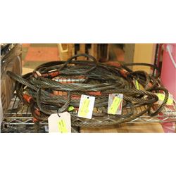 LOT OF 1/2" X14' CABLE SLINGS