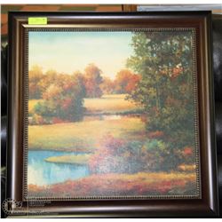 VINTAGE FRAMED OIL ON CANVAS SIGNED BY THE