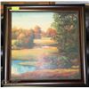 Image 1 : VINTAGE FRAMED OIL ON CANVAS SIGNED BY THE