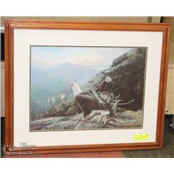 21"X26" PRINT OF EAGLES BY LUISA CALVERT 217/950