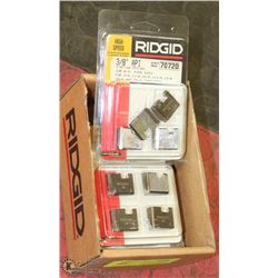 BOX OF RIGID 3/8" HIGH SPEED PIPE DIES