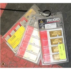 LOT OF 3 RIDGID PREMIUM DIES