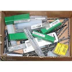 BOX OF ASSORTED DRILL BITS