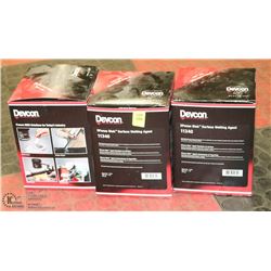 3 BOXES OF DEVCON DEFENSE BLOK SURFACE