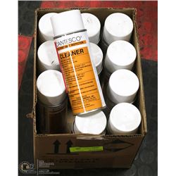 CASE WITH 11 BOTTLES OF DIE PENETRANT INSPECTION