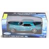 1:18 FORD 1964 MUSTANG AQUA WELLY DIE CAST CAR.