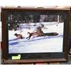 22"X30" JACK BE QUICK "BRAKEFIELD" PICTURE FRAMED