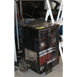 SOLAR BATTERY CHARGER/ TESTER / STARTER 6/12V