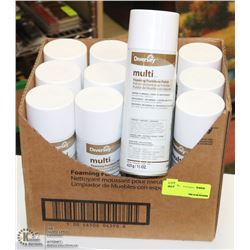 CASE WITH 12 CANS DIVERSEY FOAMING FURNITURE