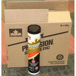 CASE WITH 10 BOTTLES PETRO CANADA SYNTHETIC GUN