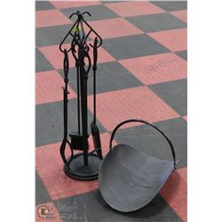 6PC FIREPLACE SET