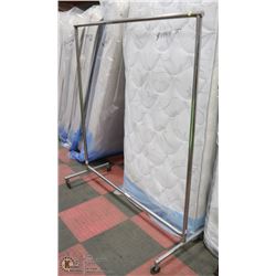 COMMERCIAL GRADE CLOTHES RACK ON WHEELS