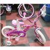 Image 1 : LITTLE GIRLS BIKE WITH TRAINING WHEELS