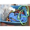 Image 1 : LARGE TOTE OF ASSORTED JUMPER CABLES