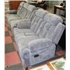 Image 1 : NEW FABRIC 78" RECLINING SOFA WITH 51" LOVE SEAT