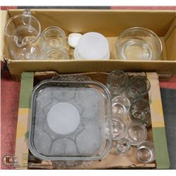 2 FLATS PRINCESS HOUSE DISHES.