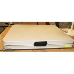 FOLDING RESIN TABLE 72X30.
