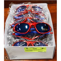 CASE OF RED OAKLEY REPLICA SUNGLASSES