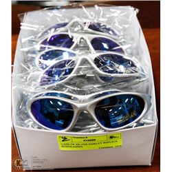 CASE OF SILVER OAKLEY REPLICA SUNGLASSES