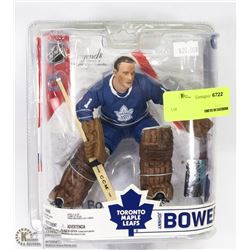 JOHNNY BOWER TORONTO MAPLE LEAFS HOCKEY FIGURE