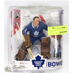 JOHNNY BOWER TORONTO MAPLE LEAFS HOCKEY FIGURE