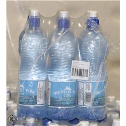 CASE WITH 6 1L BOTTLES OF MOUNTAIN PARK