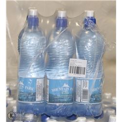 CASE WITH 6 1L BOTTLES OF MOUNTAIN PARK