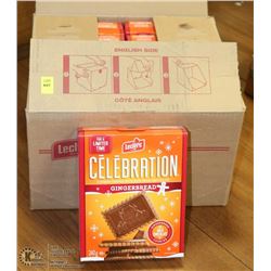 CASE OF LECLERC CHOCOLATE GINGERBREAD COOKIES