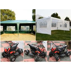 FEATURED ITEMS: EVENT TENTS AND MINI QUADS
