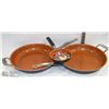 Image 1 : GOTHAM STEEL FRYING PANS - 2XL AND 1 PERSONAL SIZE
