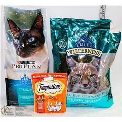 PROPLAN & BLUE WILDERNESS CAT FOOD WITH