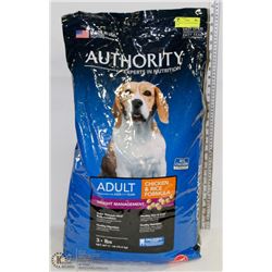 AUTHORITY ADULT CHICKEN & RICE 30LBS