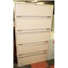 Image 1 : 5 DRAWER FILING CABINET 36X18X65.