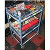 Image 1 : 3 TIER ROLLING HEAVY DUTY SHOP / GARAGE CART WITH