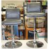 Image 1 : 2 COUNTER HEIGHT BAR STOOLS  ADJUSTABLE TO BAR