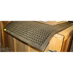 PAIR OF LARGE RUBBER COMMERCIAL MATS