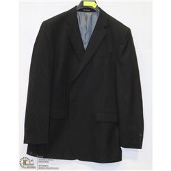 BELLISSIMO BLACK PINSTRIPE SUIT JACKET SIZE 46T