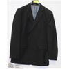 Image 1 : BELLISSIMO BLACK PINSTRIPE SUIT JACKET SIZE 46T