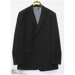 BELLISSIMO BLACK PINSTRIPE SUIT JACKET SIZE 44T