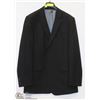 Image 1 : BELLISSIMO BLACK PINSTRIPE SUIT JACKET SIZE 44T