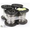 Image 1 : 4 ROLLS OF STAINLESS STEEL TIE WIRE.