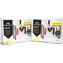 2 NEW UNDER THE SINK STORAGE SHELVES